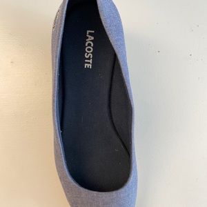 Lacoste wedge open-toe shoes